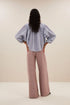 By-Bar becky pinstripe blouse indy grey